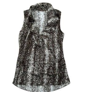 Elie Tahari Silk Work Top